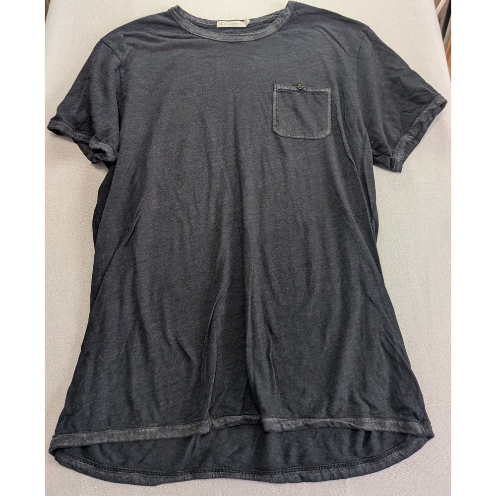 Alternative Apparel Pocket T-Shirt Womens Large Gray Fair Short Sleeve Casual